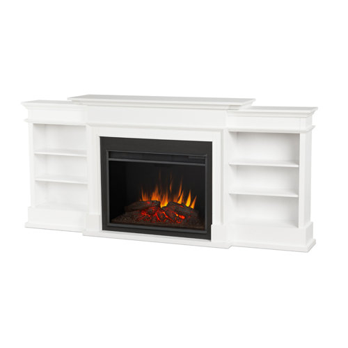 Real Flame Ashton 92.38'' W Electric Fireplace & Reviews Wayfair